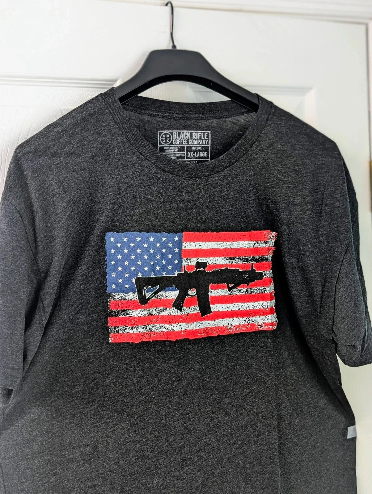 BRCC Black Rifle Coffee US Flag Logo Men's Size 2XL - Adult & Kids T-Shirts, Sweatshirts & Hoodies apparel design preview 1