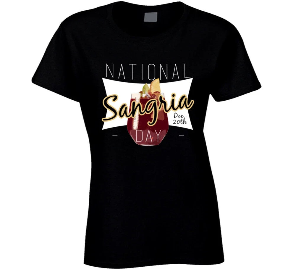 National Sangria Day December 20th Fun Alcohol Party - Adult & Kids T-Shirts, Sweatshirts & Hoodies apparel design preview 1