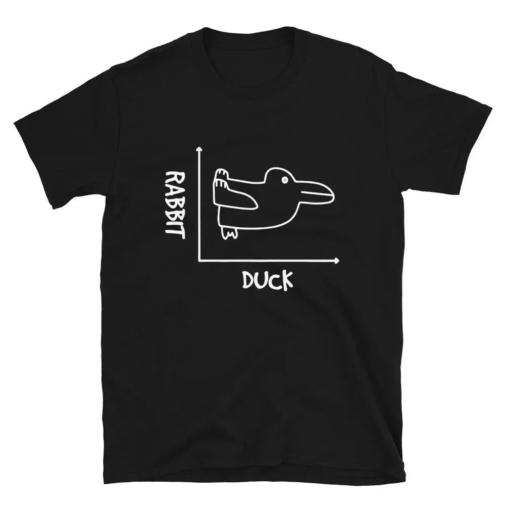 Funny Gift Rabbit Duck Humor Men Women Chart Joke - Adult & Kids T-Shirts, Sweatshirts & Hoodies apparel design preview 1