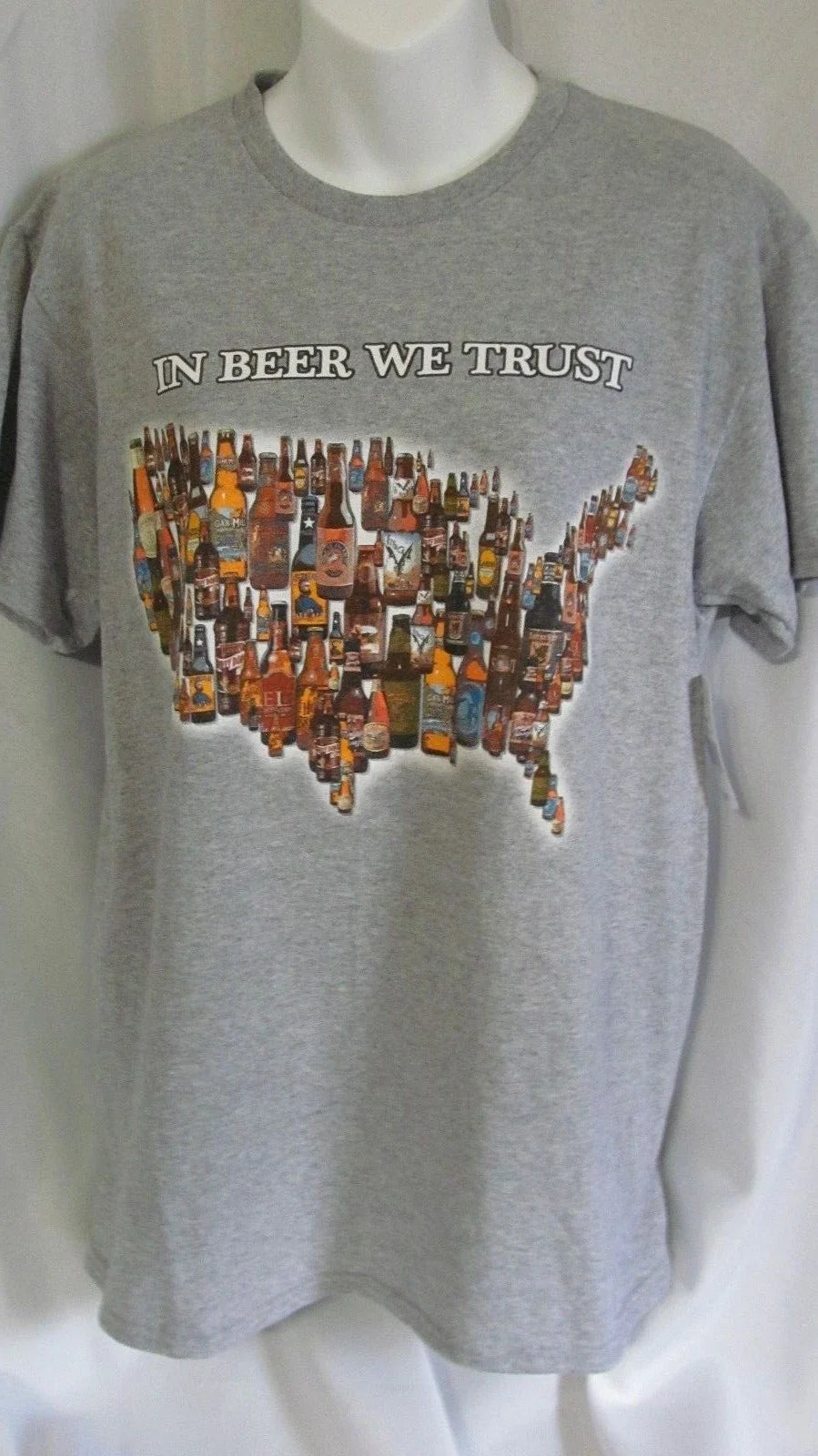 In Beer We Trust Drinker Mens M Med Party #4 - Adult & Kids T-Shirts, Sweatshirts & Hoodies apparel design preview 1