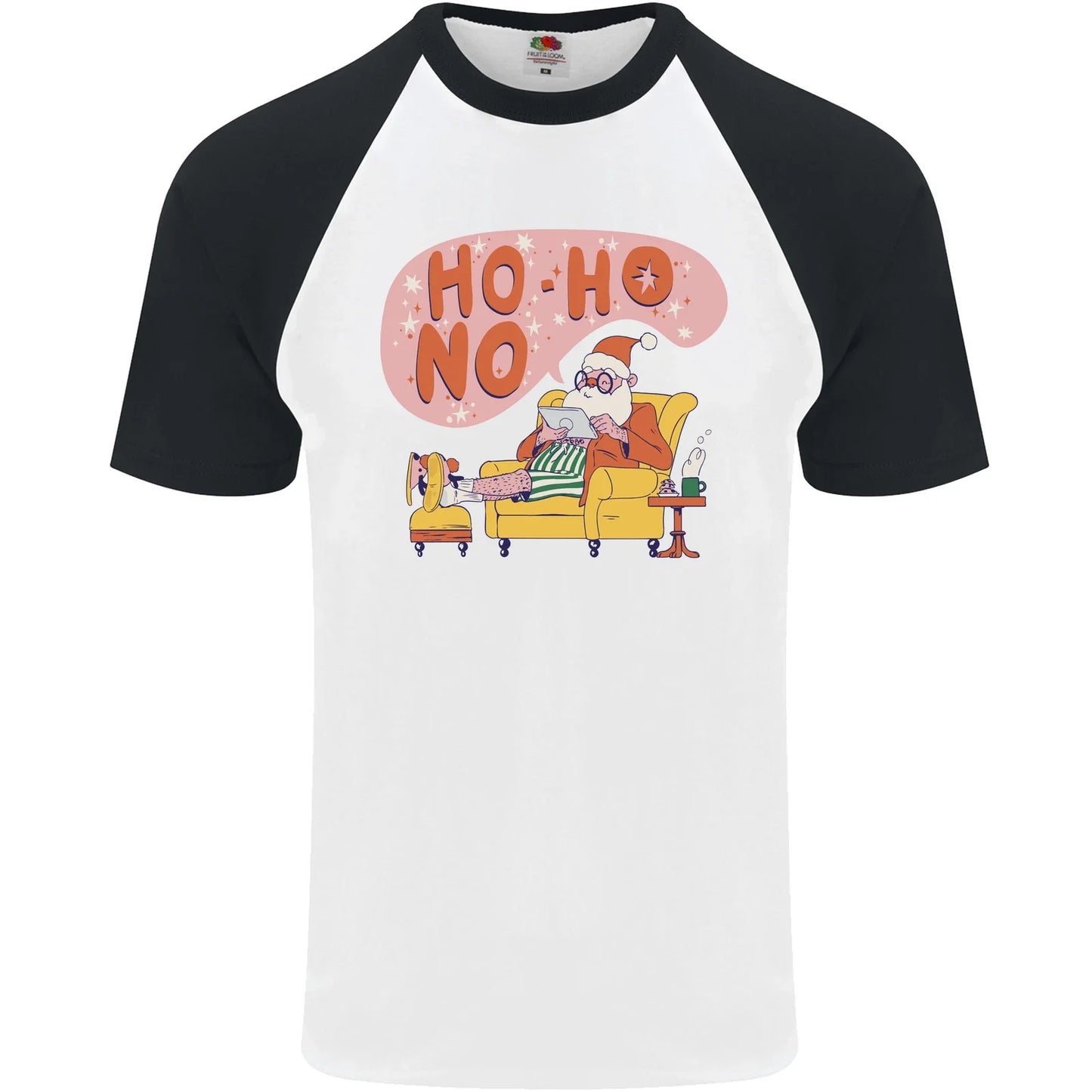 HO No Funny Lazy Christmas Bah Humbug Xmas Mens S/S - Adult & Kids T-Shirts, Sweatshirts & Hoodies apparel design preview 1