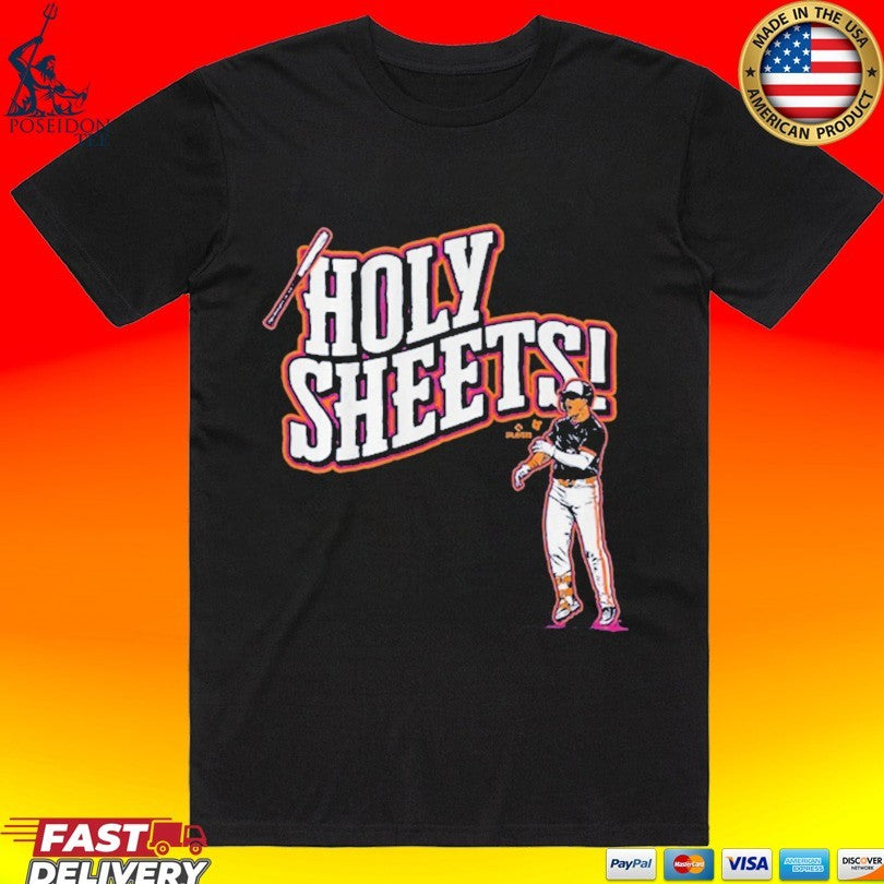 Gavin Sheets Holysheets Bat Toss - Adult & Kids T-Shirts, Sweatshirts & Hoodies apparel design preview 1