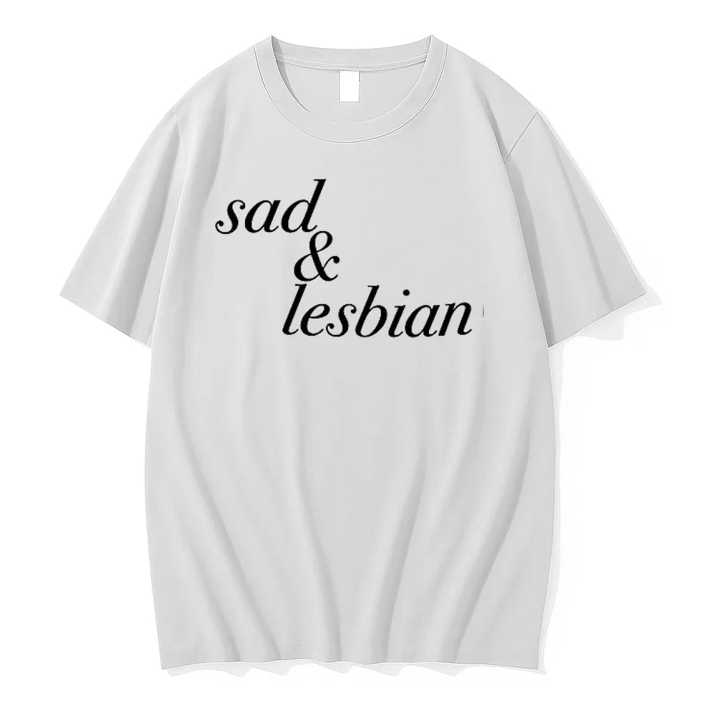 Sad And Lesbian Phrase 0 Sweater - Adult & Kids T-Shirts, Sweatshirts & Hoodies apparel design preview 1