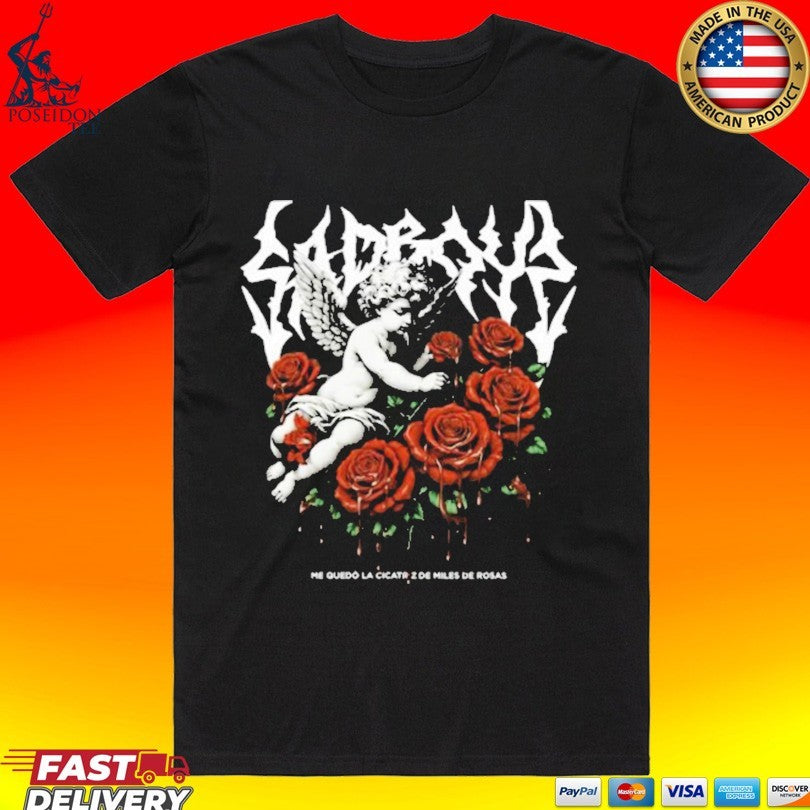 Sad Boyz Fallen Me Quedo La Cicatriz De Miles Rosas - Adult & Kids T-Shirts, Sweatshirts & Hoodies apparel design preview 1