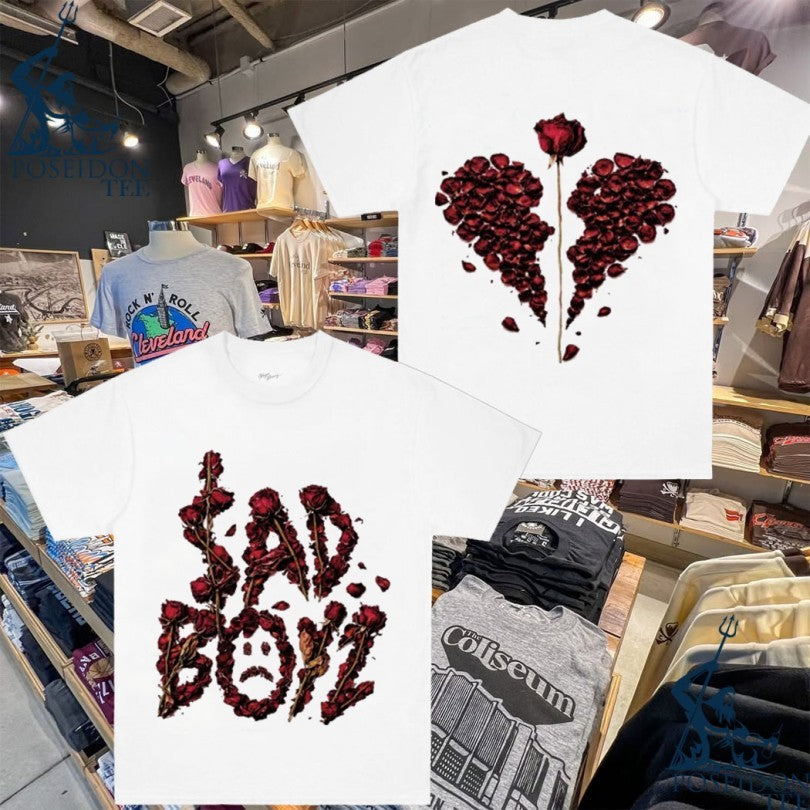Sad Boyz Roses Petals - Adult & Kids T-Shirts, Sweatshirts & Hoodies apparel design preview 1