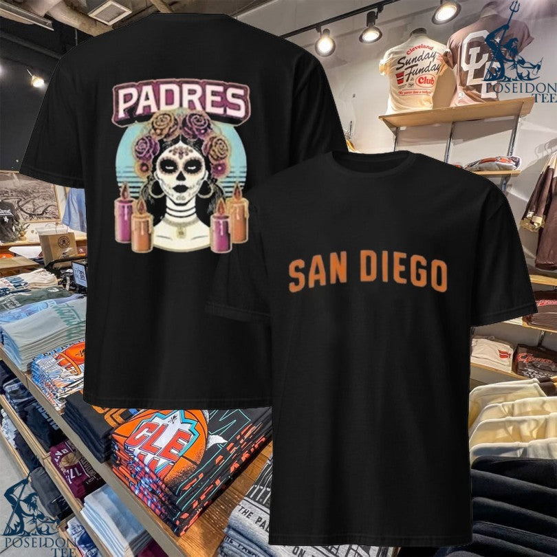 San Diego Padres Obsidian 2026 City Connect Logo - Adult & Kids T-Shirts, Sweatshirts & Hoodies apparel design preview 1