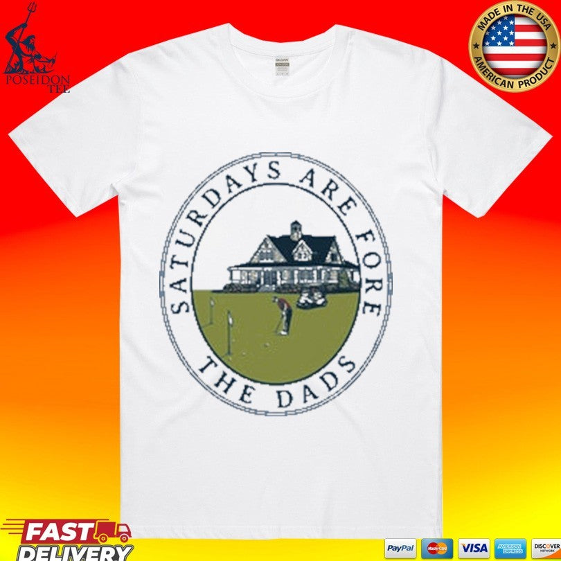 Saturdays Are Fore The Dads Clubhouse Pocket - Adult & Kids T-Shirts, Sweatshirts & Hoodies apparel design preview 1