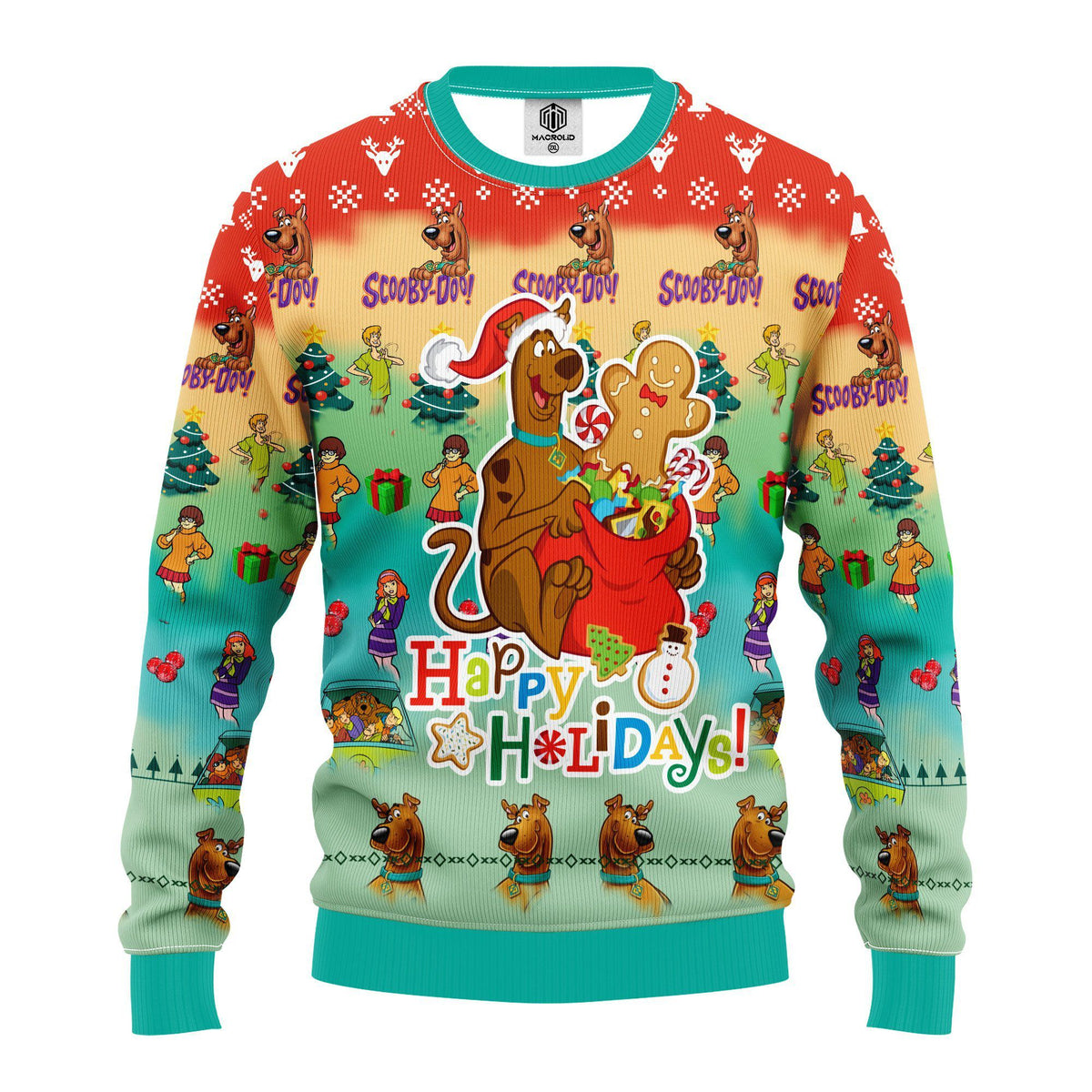 Scooby doo holiday 3D Ugly Christmas Sweater - Holiday Gift product image