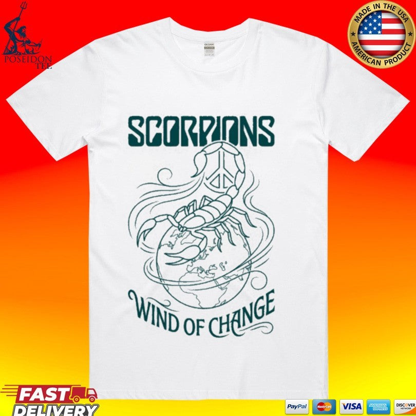 Scorpions Wind Of Change - Adult & Kids T-Shirts, Sweatshirts & Hoodies apparel design preview 1