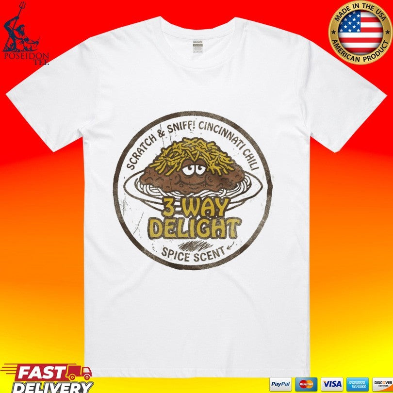 Scratch N Sniff Cincinnati 3 Way - Adult & Kids T-Shirts, Sweatshirts & Hoodies apparel design preview 1