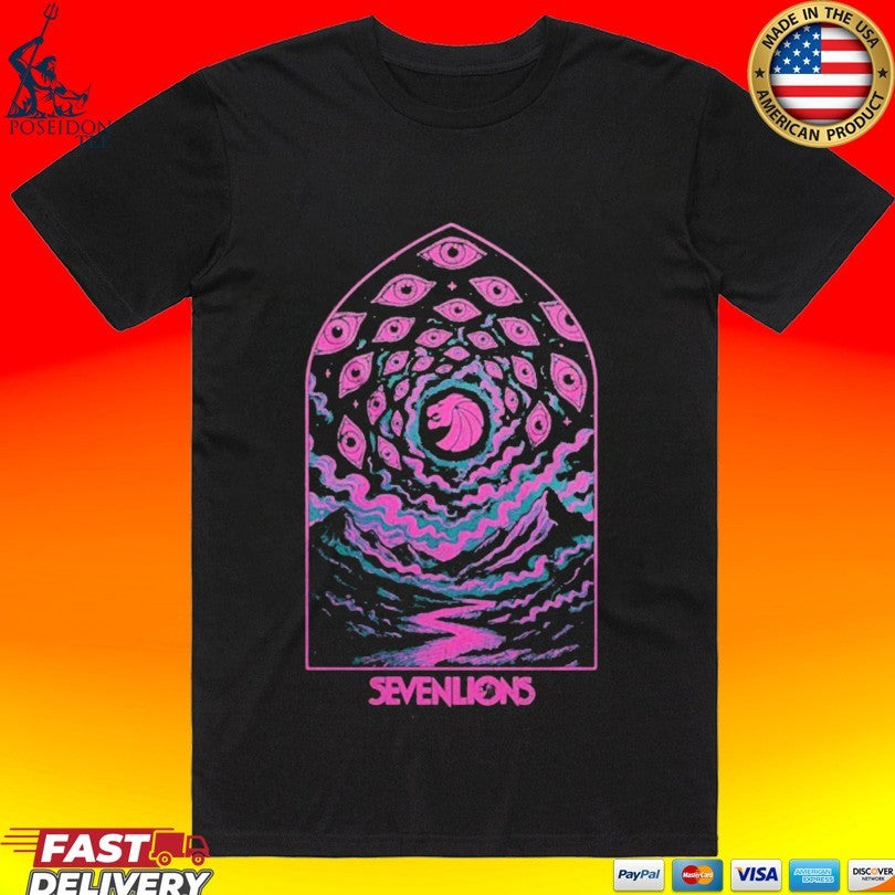 Seven Lions Sword - Adult & Kids T-Shirts, Sweatshirts & Hoodies apparel design preview 1