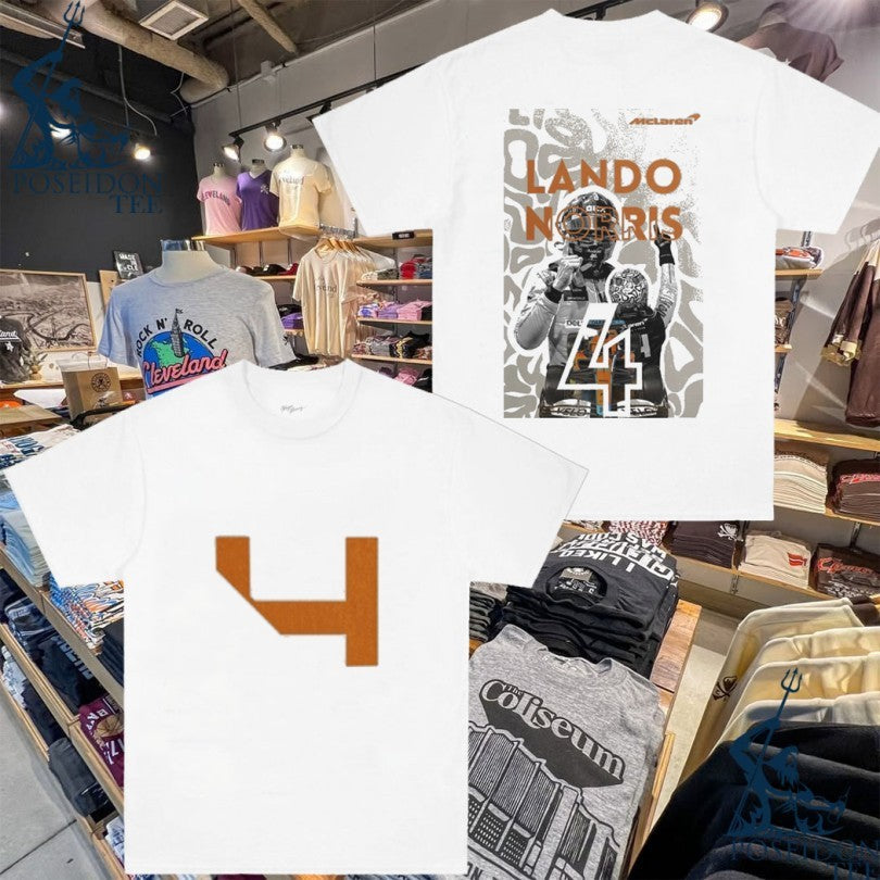 SharkT- Lando Norris 4 Mclaren - Adult & Kids T-Shirts, Sweatshirts & Hoodies apparel design preview 1