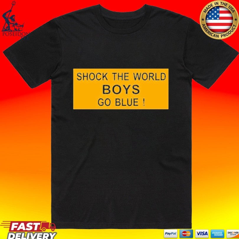 Shock The World Boys Go Blue - Adult & Kids T-Shirts, Sweatshirts & Hoodies apparel design preview 1