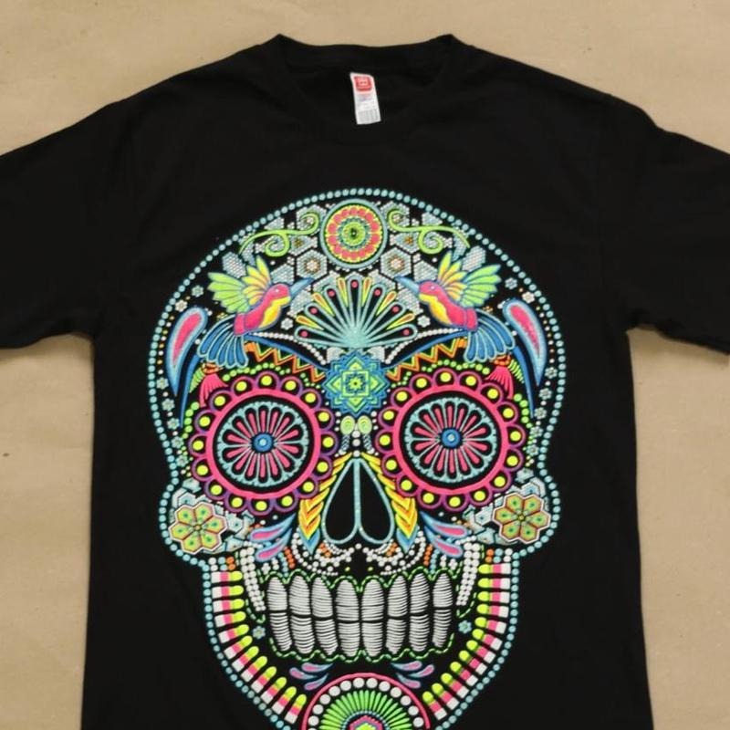 Skull Black Cotton - Adult & Kids T-Shirts, Sweatshirts & Hoodies apparel design preview 1
