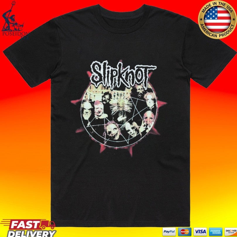 Slipknot Pentagram - Adult & Kids T-Shirts, Sweatshirts & Hoodies apparel design preview 1