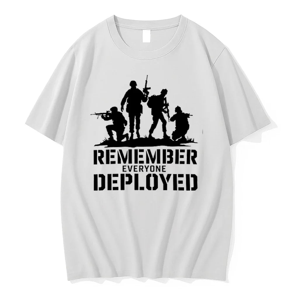 Soldier Remember Everyone Deployed 0 Sweater - Adult & Kids T-Shirts, Sweatshirts & Hoodies apparel design preview 1