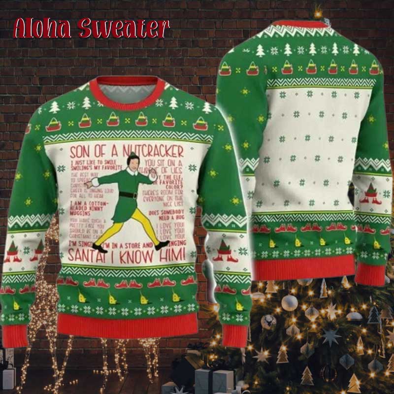 Son Of The Nutcracker Buddy Elf Ugly Christmas Sweater - Holiday Gift product image