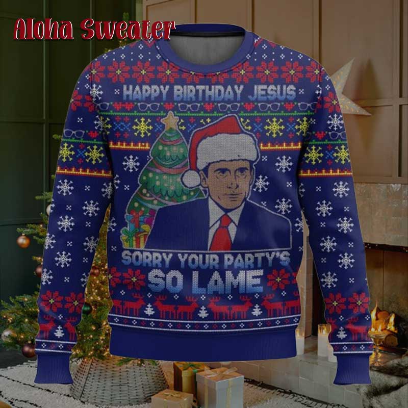 My Advice Never Get Married The Office Ugly Christmas Sweater - Holiday Gift product image 2