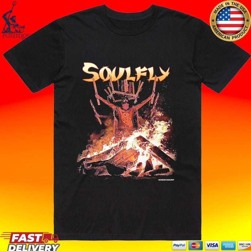 Soulfly Chama - Adult & Kids T-Shirts, Sweatshirts & Hoodies apparel design preview 1
