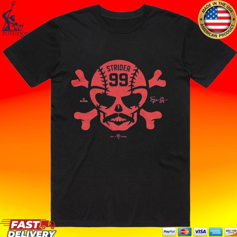 Spencer Strider Skull - Adult & Kids T-Shirts, Sweatshirts & Hoodies apparel design preview 1
