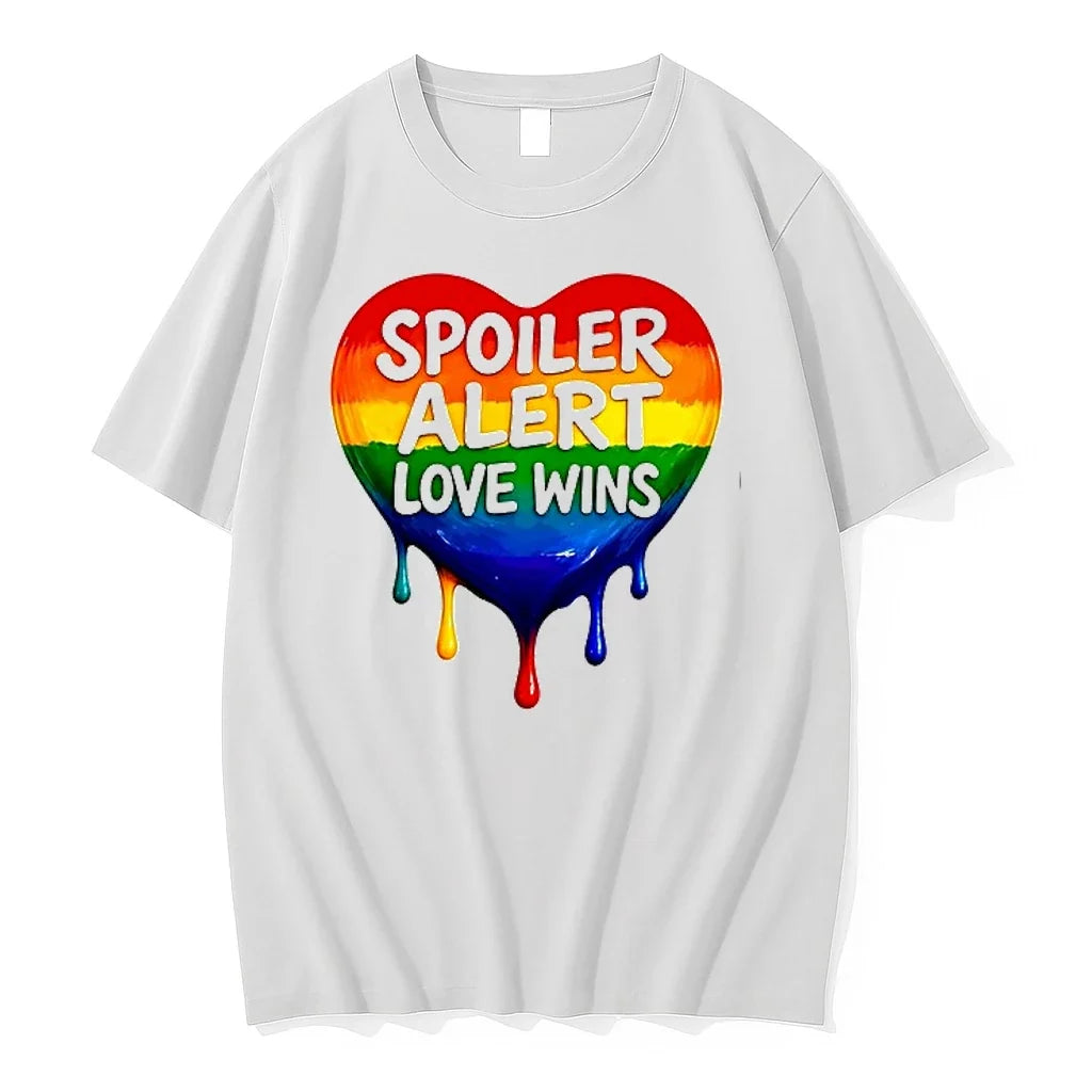 Spoiler Alert Love Wins Lgbt Heart 0 Sweater - Adult & Kids T-Shirts, Sweatshirts & Hoodies apparel design preview 1