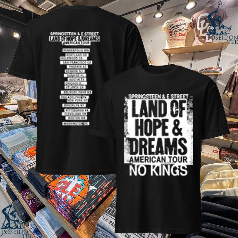 Springsteen E Street Land Of Hope Dreams American - Adult & Kids T-Shirts, Sweatshirts & Hoodies apparel design preview 1