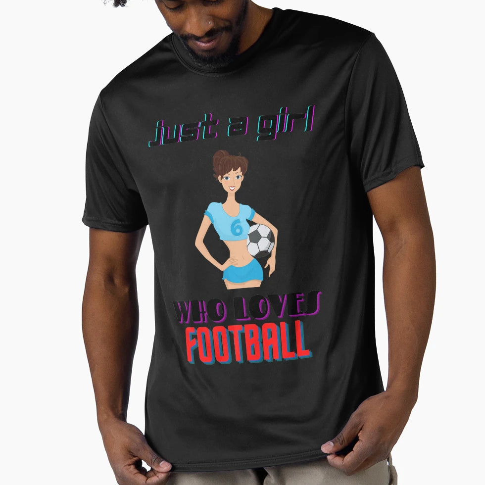 Just Who Loves Football Gifts T-Shirt - Minimalist Print for Adults - T-Shirt, Sweatshirt, Hoodie