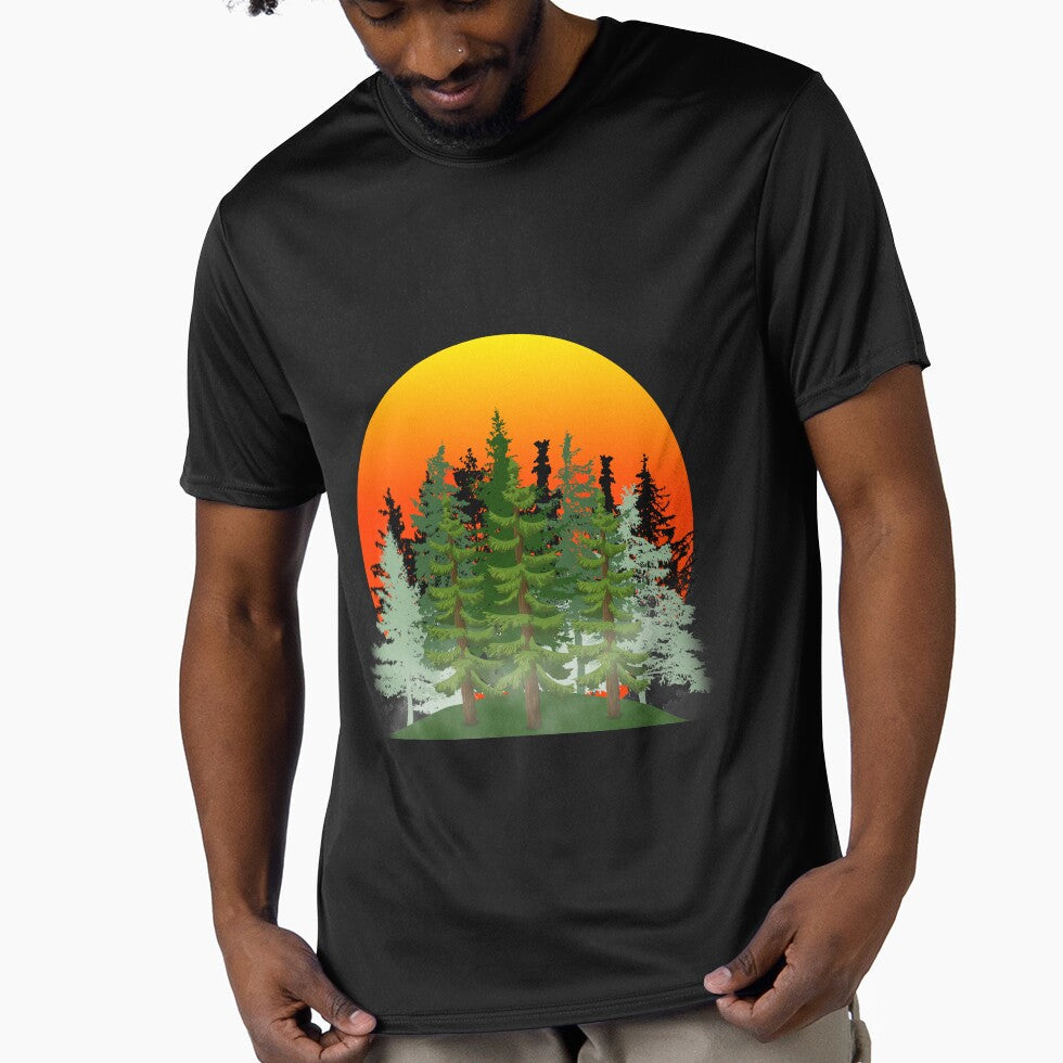 Misty Pines by ArtHivePH - Adult & Kids T-Shirts, Sweatshirts & Hoodies apparel design preview 1