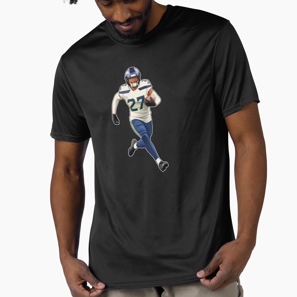 Tariq Woolen 27 Running Forward T-Shirt - Trendy Graphic for Adults - T-Shirt, Sweatshirt, Hoodie