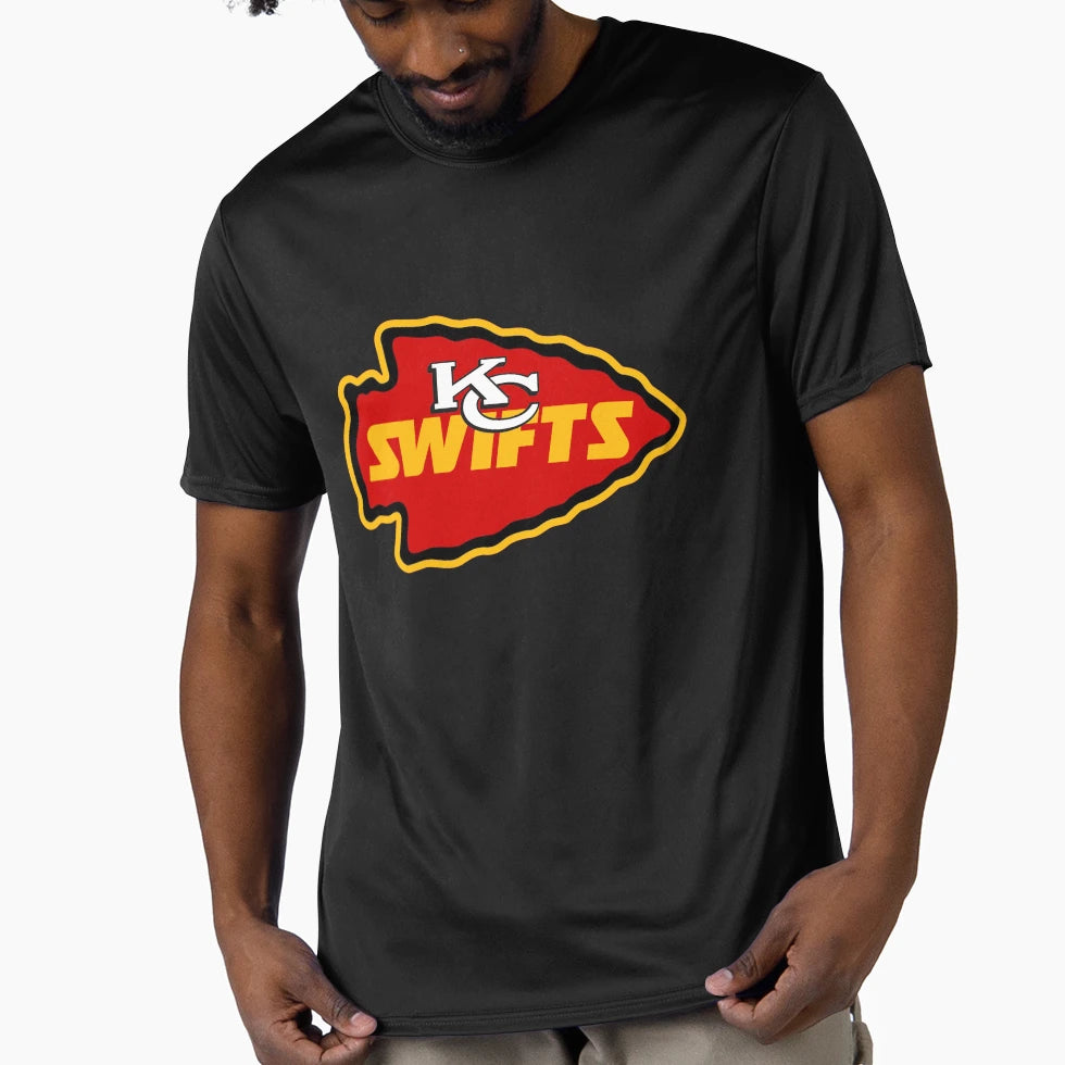 Kc Swifts Taylor Kelce Chiefs T-Shirt - Custom Art Print Unisex - T-Shirt, Sweatshirt, Hoodie