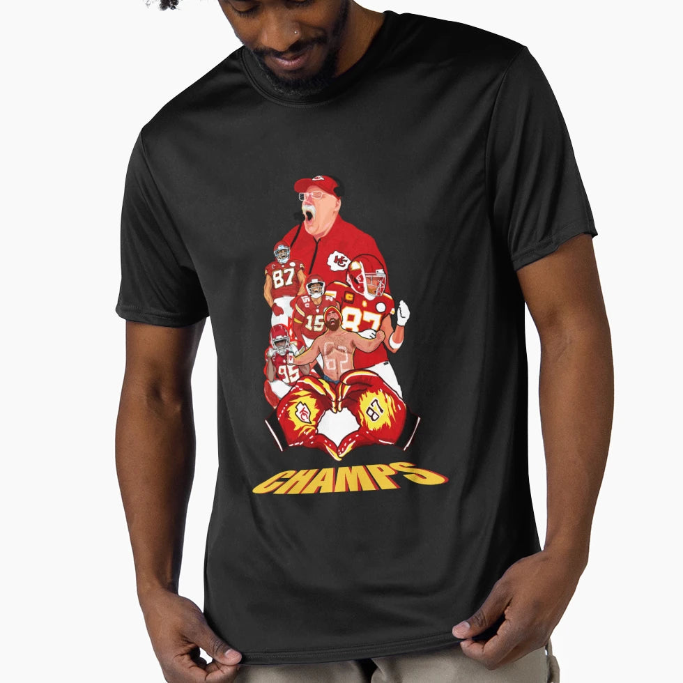 Kansas City Chiefs T-Shirt - Graphic Print Men Women - T-Shirt, Sweatshirt, Hoodie
