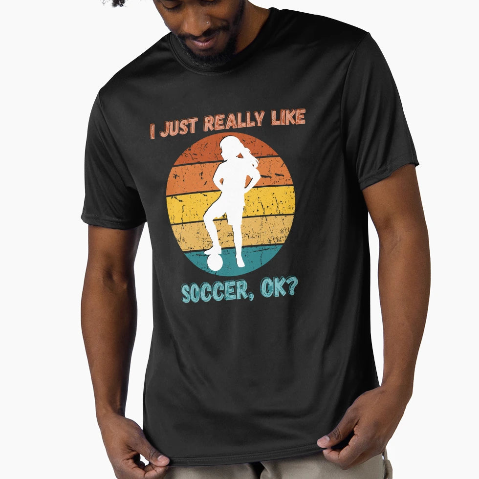 Soccer T-Shirt - Graphic Print Unisex - T-Shirt, Sweatshirt, Hoodie