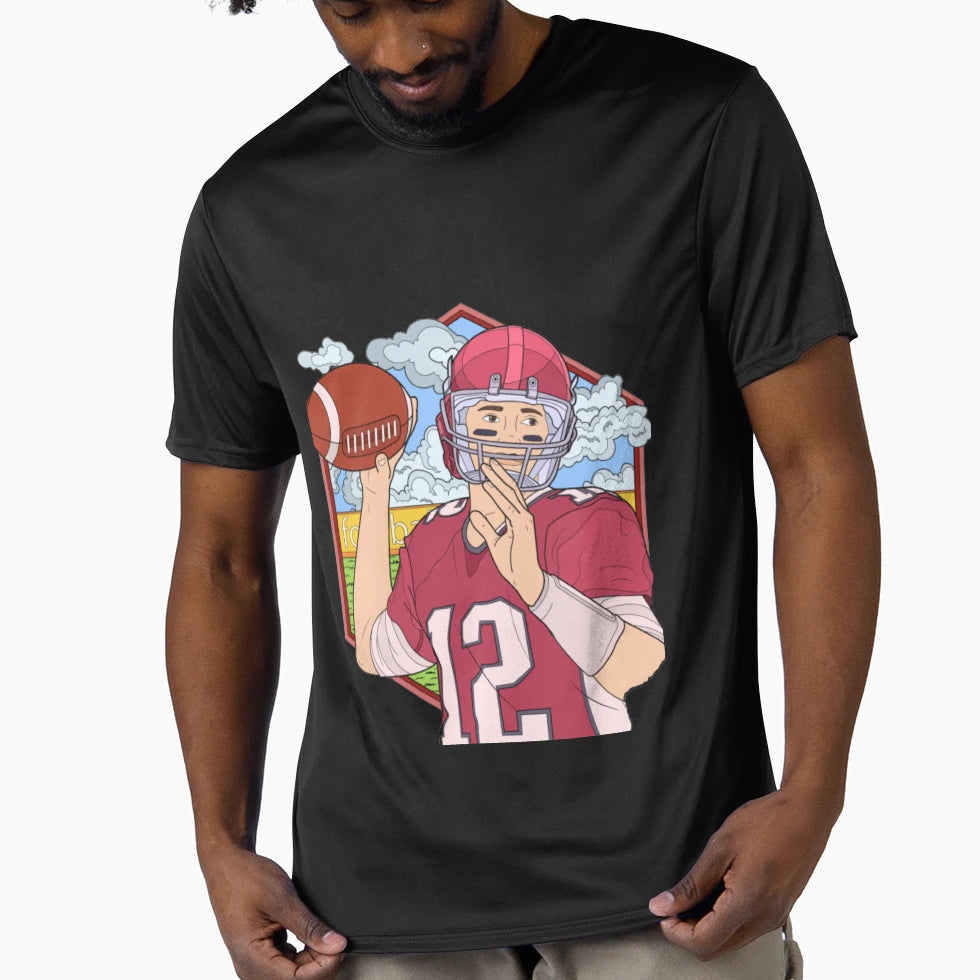 Footballer Ready To Pass T-Shirt - Aesthetic Graphic Men Women - T-Shirt, Sweatshirt, Hoodie