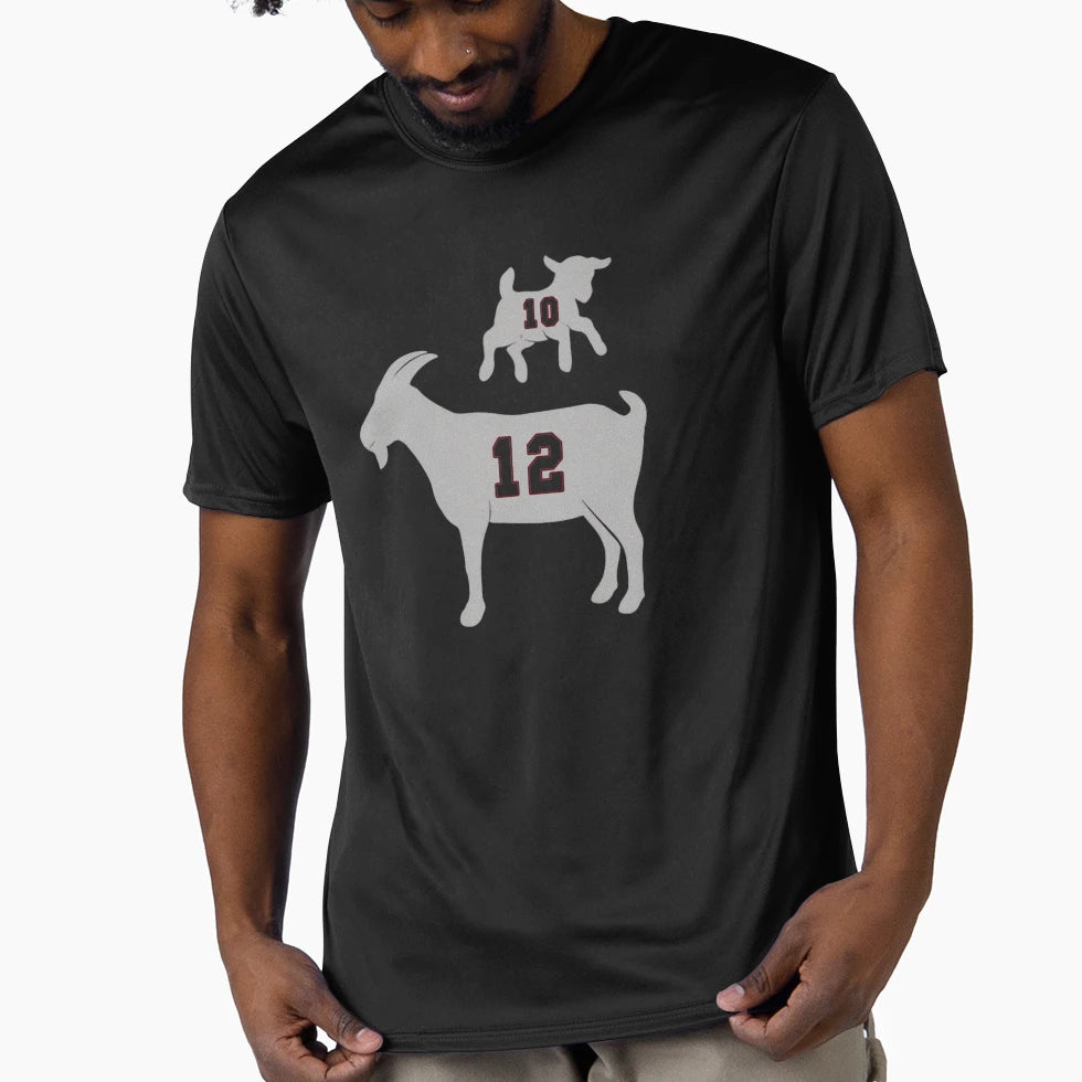 Goat Leaping Toward Greatness T-Shirt - Minimalist Print for Adults - T-Shirt, Sweatshirt, Hoodie