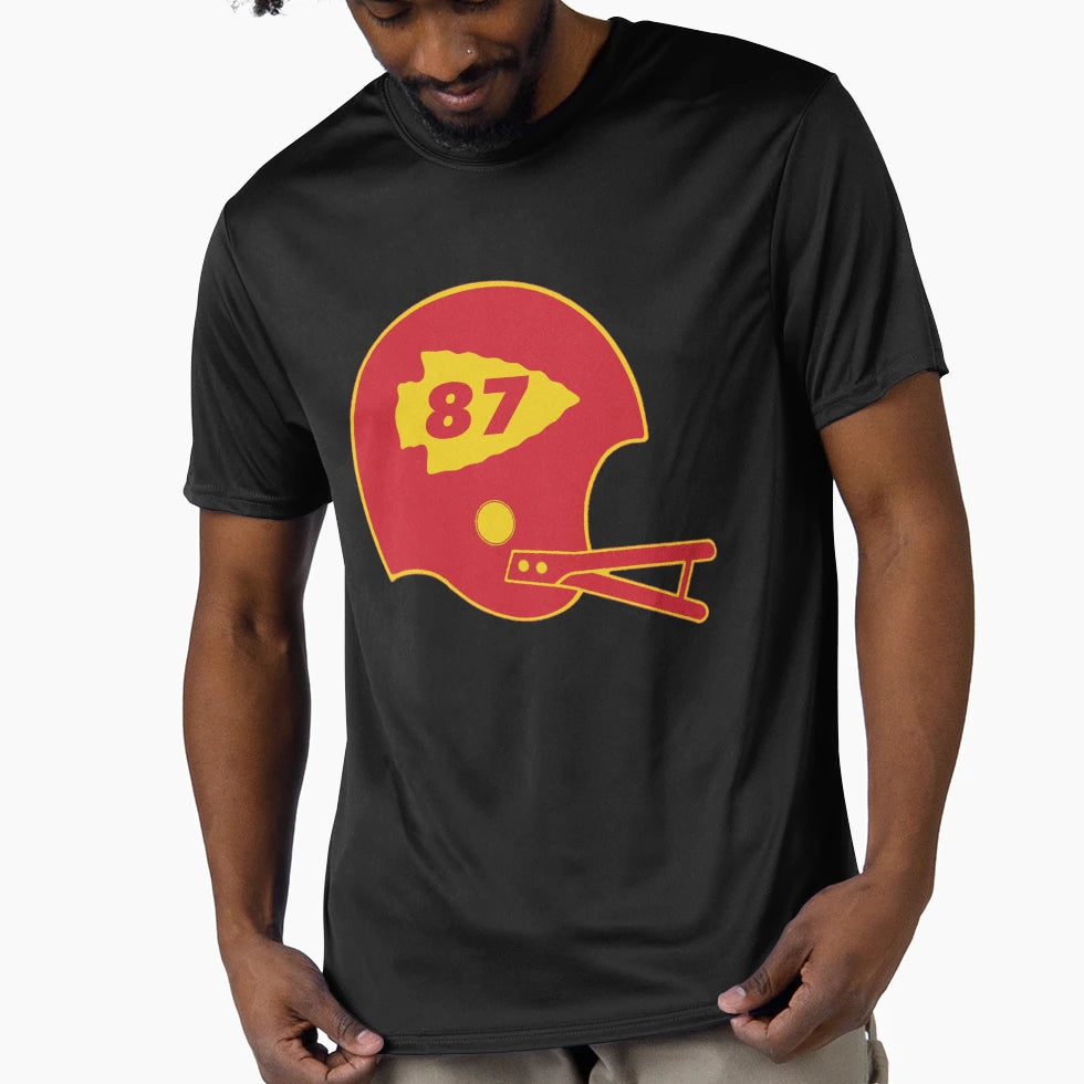 Kc Helmet 87 T-Shirt - Trendy Graphic for Adults - T-Shirt, Sweatshirt, Hoodie