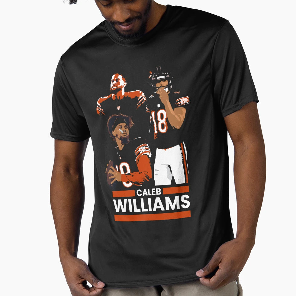 Da Bears Inspired CW Chicago Qb 18 T-Shirt - Trendy Graphic for Adults - T-Shirt, Sweatshirt, Hoodie