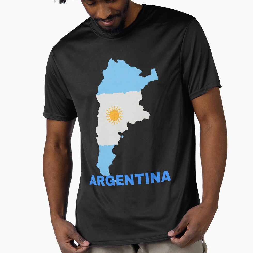 Proud fan of ARGENTINA; wc Merch Qatar 2022 by JM - Adult & Kids T-Shirts, Sweatshirts & Hoodies apparel design preview 1