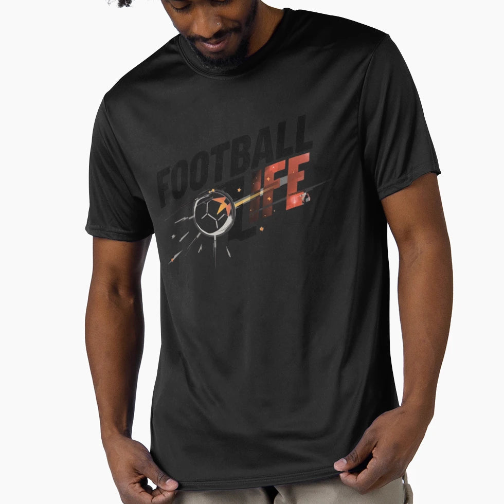 Football Is Life Minimalist Modern T-Shirt - Streetwear Style for Adults - T-Shirt, Sweatshirt, Hoodie