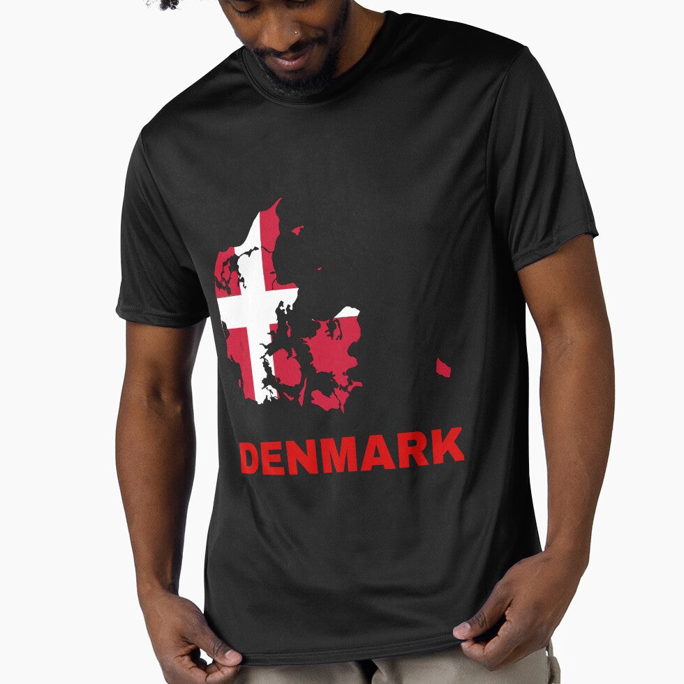 Proud fan of DENMARK; wc Merch Qatar 2022 by JM - Adult & Kids T-Shirts, Sweatshirts & Hoodies apparel design preview 1