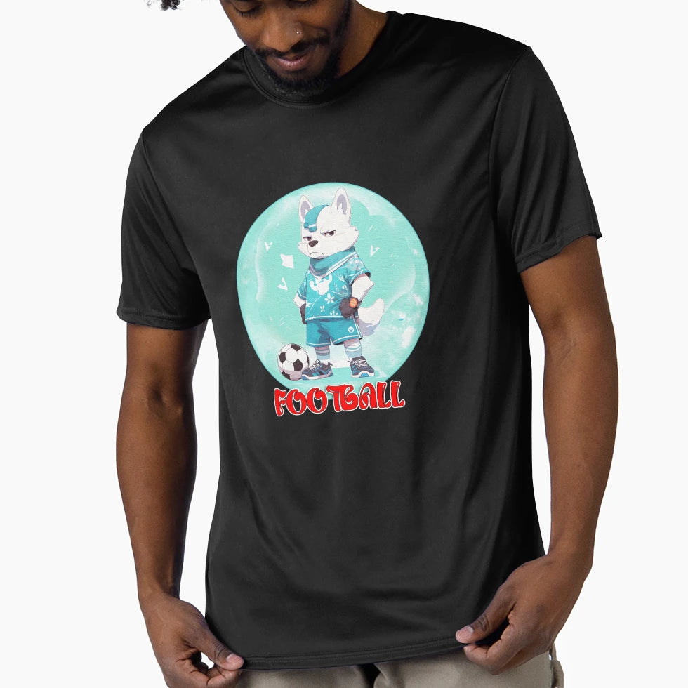 Football Snow Wolf T-Shirt - Casual Everyday Wear for Adults - T-Shirt, Sweatshirt, Hoodie