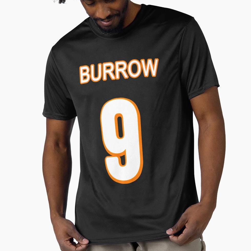 Burrow Jersey T-Shirt - Unique Graphic Unisex - T-Shirt, Sweatshirt, Hoodie