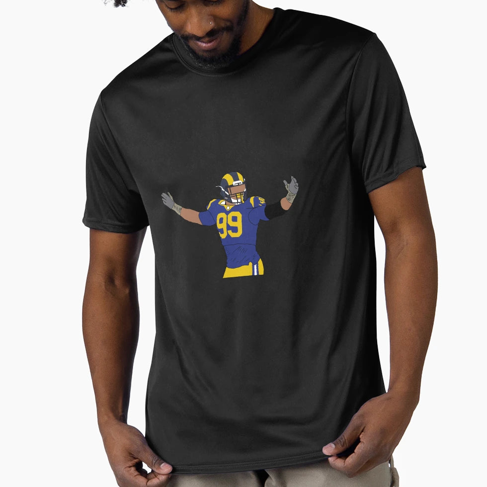 Los Angeles Rams Aaron Donald T-Shirt - Casual Everyday Wear for Adults - T-Shirt, Sweatshirt, Hoodie