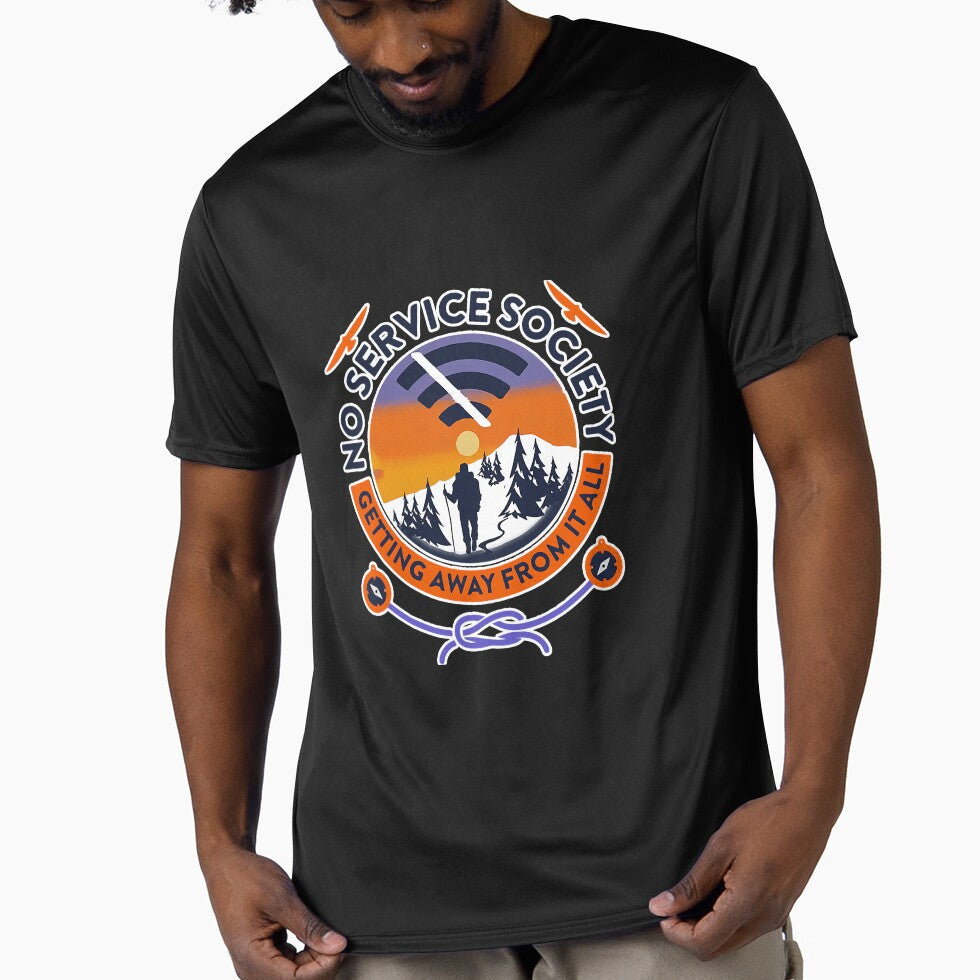 No Service Society Getting Away Go by BundlerVq - Adult & Kids T-Shirts, Sweatshirts & Hoodies apparel design preview 1
