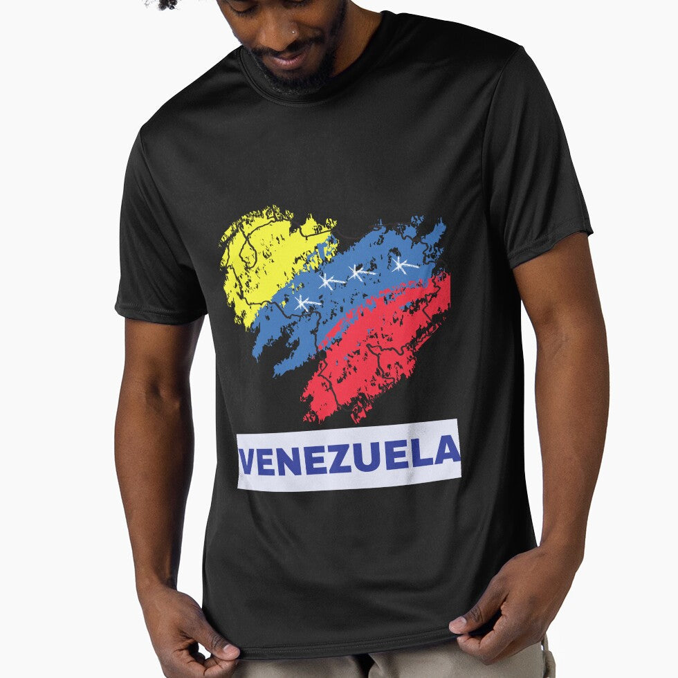 Proud fan of Venezuela; wc Merch Qatar 2022 by JM - Adult & Kids T-Shirts, Sweatshirts & Hoodies apparel design preview 1