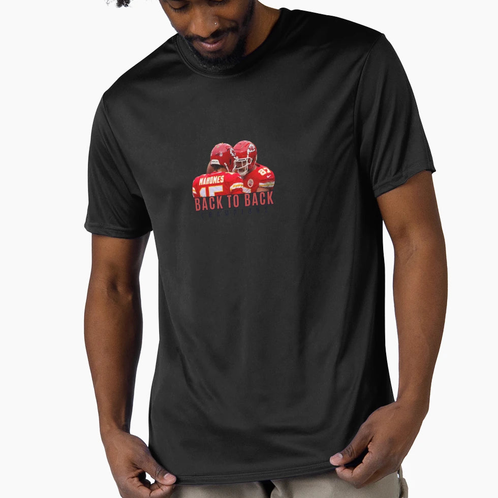 Kansas City Chiefs Back To Back T-Shirt - Novelty Apparel Men Women - T-Shirt, Sweatshirt, Hoodie