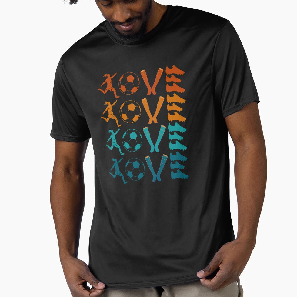 Soccer Lover Soccer T-Shirt - Custom Art Print Men Women - T-Shirt, Sweatshirt, Hoodie
