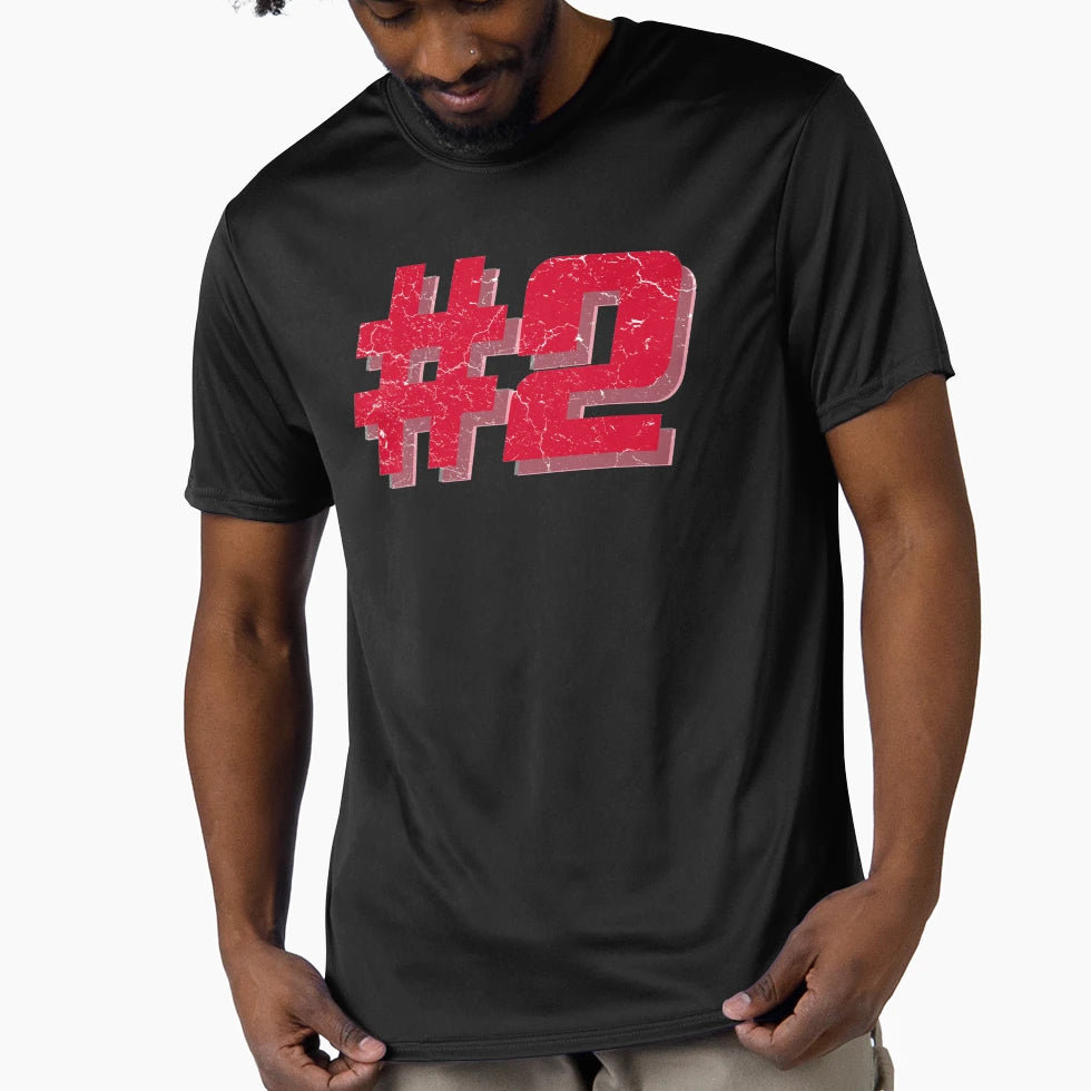Number Two T-Shirt - Minimalist Print for Adults - T-Shirt, Sweatshirt, Hoodie