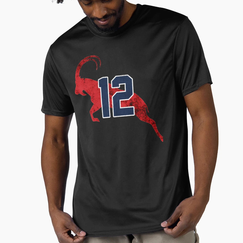 Goat 12 Greates Player All Time T-Shirt - Fun Novelty Design Unisex - T-Shirt, Sweatshirt, Hoodie