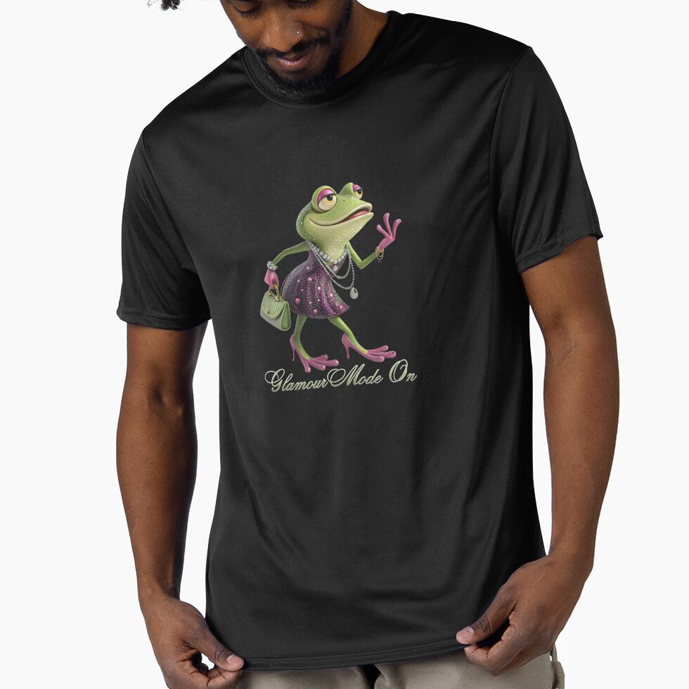 Fabulous Fashionista Frog Character Illustration by - Adult & Kids T-Shirts, Sweatshirts & Hoodies apparel design preview 1