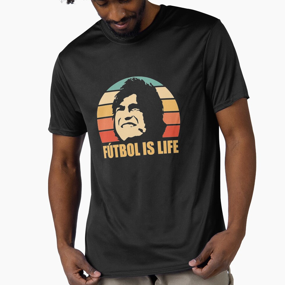 FUTBOL IS LIFE by FlorineLuettgen - Adult & Kids T-Shirts, Sweatshirts & Hoodies apparel design preview 1